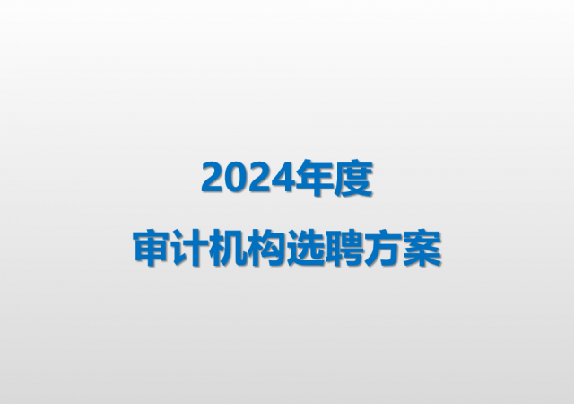 邦彥技術(shù)2024年度審計機(jī)構(gòu)選聘方案